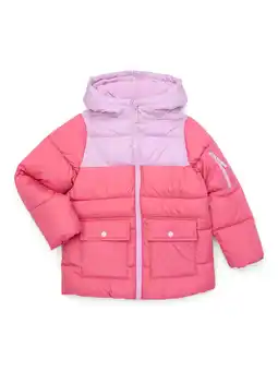 Walmart Swiss Tech Girls Colorblock Puffer Jacket, Size 4-18 offer