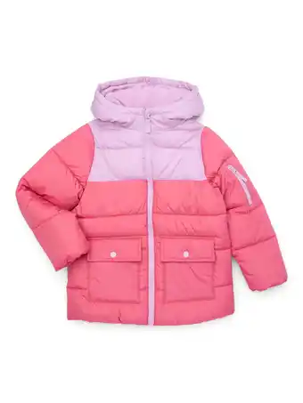 Walmart Swiss Tech Girls Colorblock Puffer Jacket, Size 4-18 offer