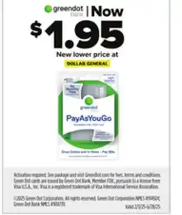 Dollar General GreenDot offer