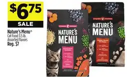 Dollar General Nature's Menu Cat Food offer