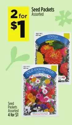 Dollar General Seed Packets offer