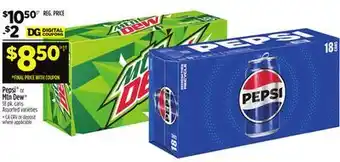 Dollar General Pepsi or Mtn Dew offer