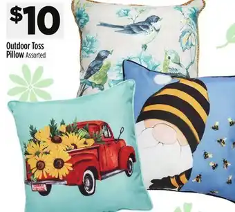 Dollar General Outdoor Toss Pillow offer