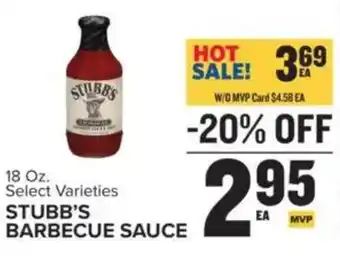 Food Lion Stubb's barbecue sauce offer