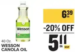 Food Lion Wesson canola oil offer