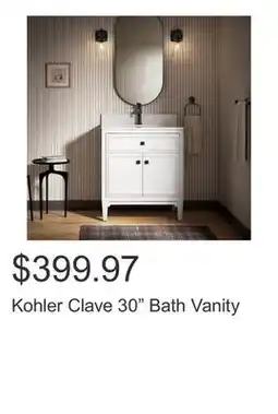 Costco Kohler Clave 30 Bath Vanity offer
