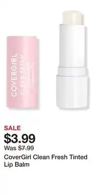 Ulta Beauty CoverGirl Clean Fresh Tinted Lip Balm offer