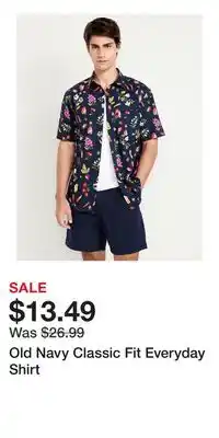 Old Navy Old Navy Classic Fit Everyday Shirt offer