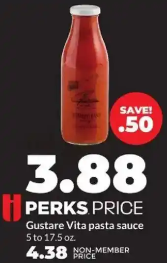 Hy-Vee Gustare Vita pasta sauce offer