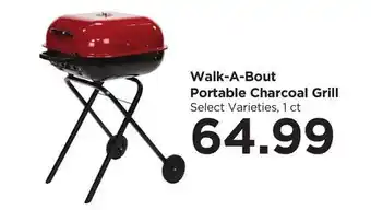 Food 4 Less Walk-A-Bout Portable Charcoal Grill offer