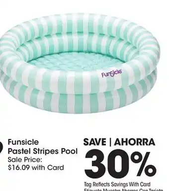 Ralphs Funsicle Pastel Stripes Pool offer