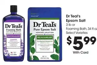 Ralphs Dr Teal's Epsom Salt offer