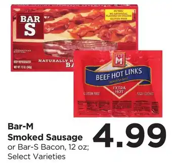 Food 4 Less Bar-M Smoked Sausage offer