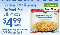 Smart & Final First Street 1/4 Shoestring Cut French Fries offer
