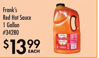 Smart & Final Frank's Red Hot Sauce offer