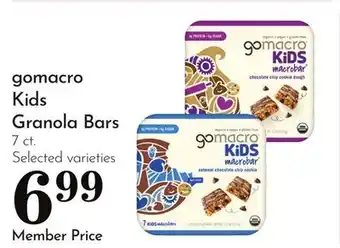 Pavilions gomacro Kids Granola Bars offer