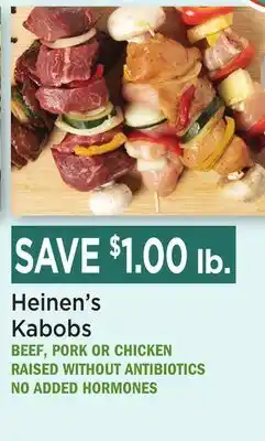 Heinen's Heinen's Kabobs offer