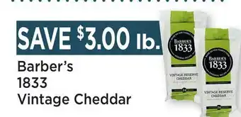 Heinen's Barber's 1833 Vintage Cheddar offer