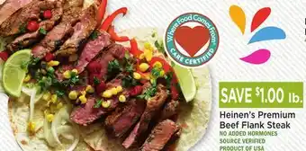 Heinen's Heinen's Premium Beef Flank Steak offer