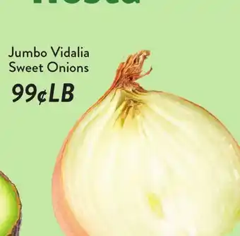 Fresh Thyme Jumbo Vidalia Sweet Onions offer