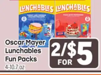 Tony’s Fresh Market Oscar Mayer Lunchables Fun Packs offer