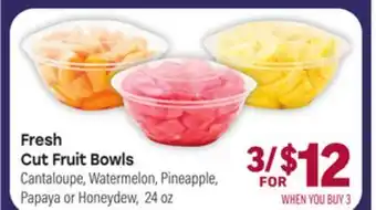 Tony’s Fresh Market Fresh Cut Fruit Bowls offer