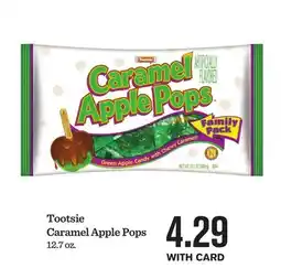 Mariano's Tootsie Caramel Apple Pops offer