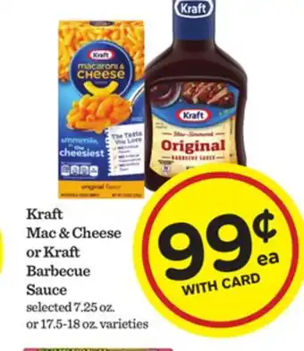 Mariano's Kraft Mac & Cheese or Kraft Barbecue Sauce offer