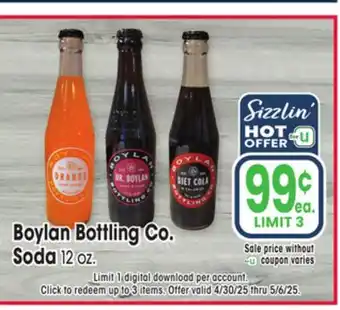 Jewel-Osco Boylan Bottling Co. Soda offer