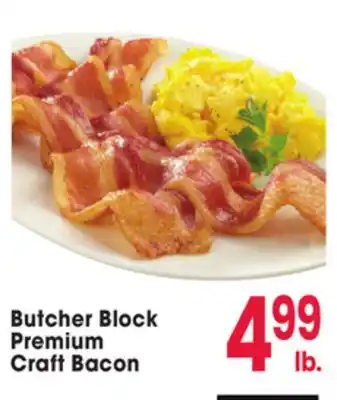 Jewel-Osco Butcher Block Premium Craft Bacon offer