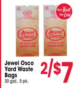 Jewel-Osco Jewel Osco Yard Waste Bags offer