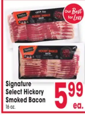 Jewel-Osco Signature Select Hickory Smoked Bacon offer