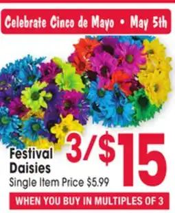 Jewel-Osco Festival Daisies offer