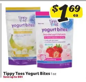 Winn Dixie Tippy Toes Yogurt Bites offer