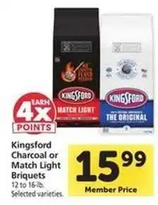 Safeway Kingsford Charcoal or Match Light Briquets offer