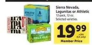 Safeway Sierra Nevada, Lagunitas or Athletic offer