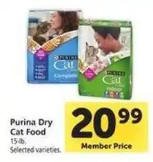 Safeway Purina Dry Cat Food offer