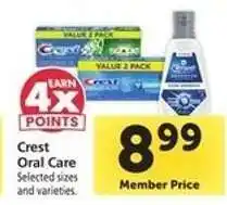 Safeway Crest Oral Care offer