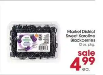 Giant Eagle Market District Sweet Karoline Blackberries offer
