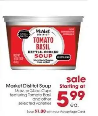 Giant Eagle Market District Soup offer