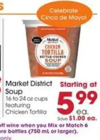 Giant Eagle Market District Soup offer