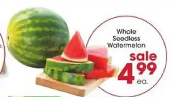 Giant Eagle Whole Seedless Watermelon offer