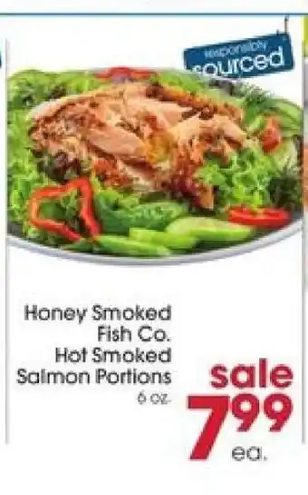 Giant Eagle Honey Smoked Fish Co. Hot Smoked Salmon Portions offer