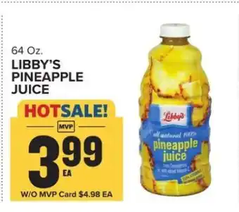 Food Lion Libby's Pineapple Juice offer