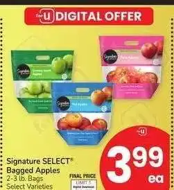 Albertsons Signature SELECT Bagged Apples - 2-3 lb. Bags Select Varieties offer