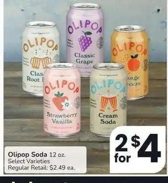 Albertsons Olipop Soda - 12 oz. Select Varieties offer