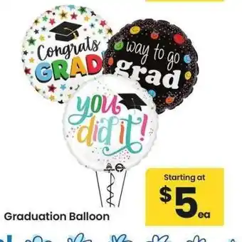 Albertsons Graduation Balloon offer