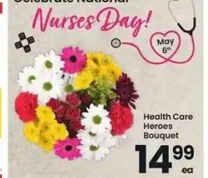 Albertsons Health Care Heroes Bouquet offer