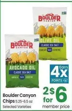 Albertsons Boulder Canyon Chips - 5.25-6.5 oz, Selected Varieties offer