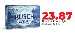 Hy-Vee Busch or Busch Light offer
